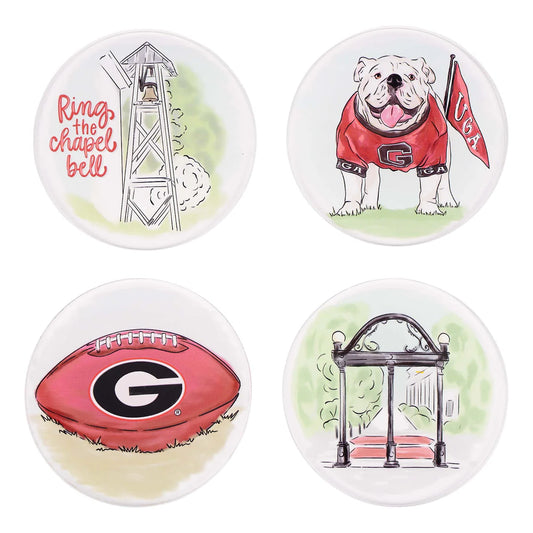Glory Haus UGA Acrylic Coasters (Set of 4)