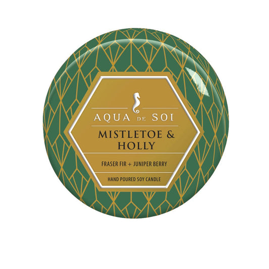 The SOi Company - Mistletoe & Holly LE 4oz Aqua De SOi Candle Tin