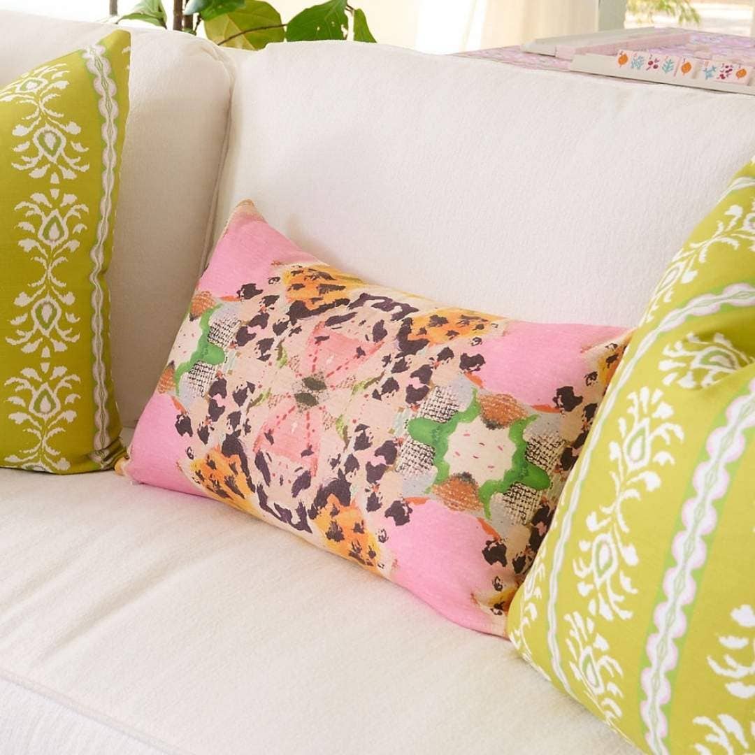 Laura Park Designs - Tiger Lily Decorative Pillow: 22” x 22” Throw Pillow