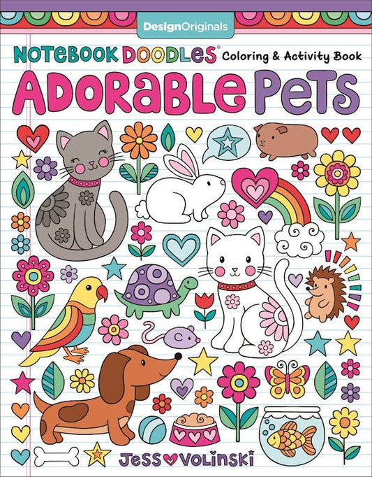 Fox Chapel Publishing - Notebook Doodles Adorable Pets