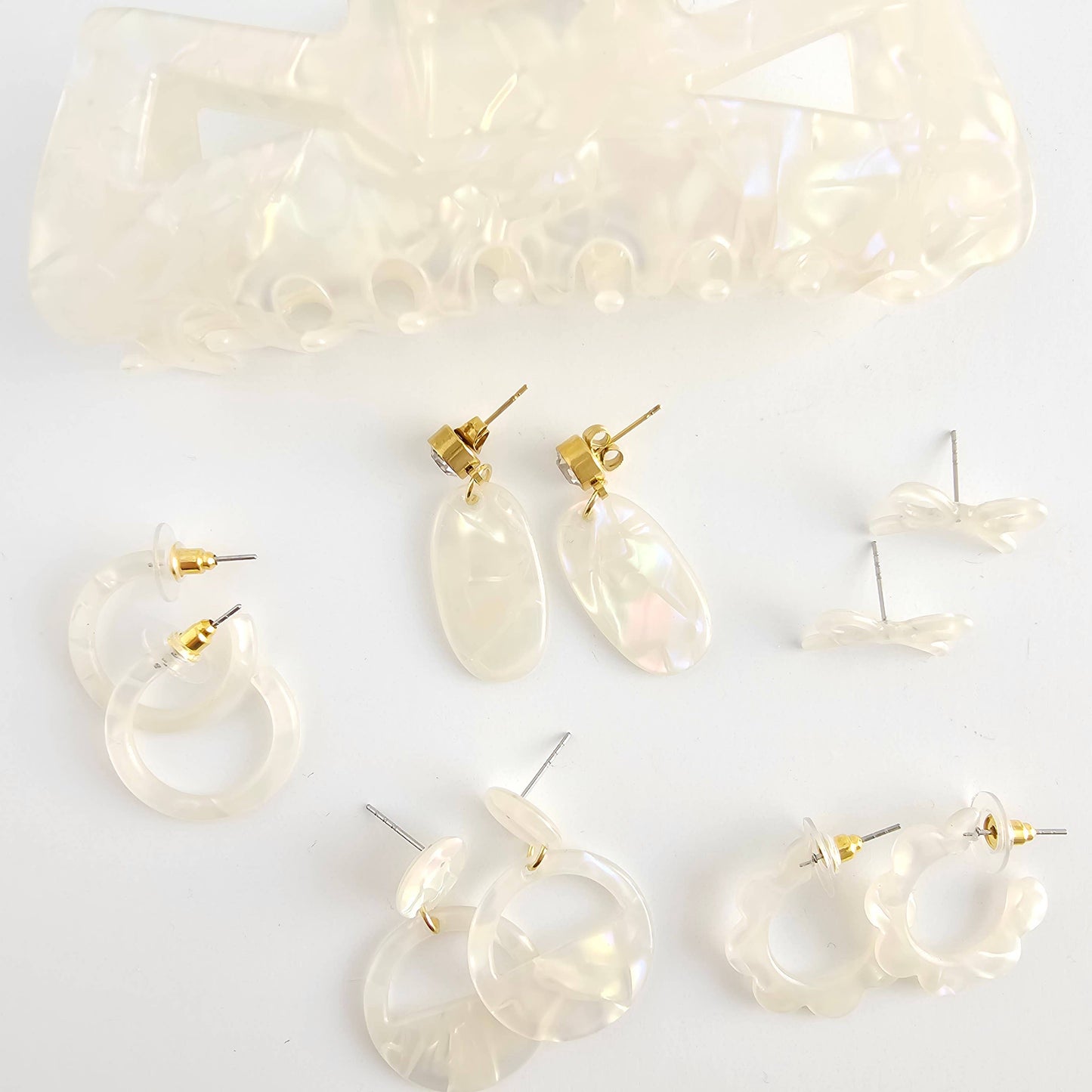 Spiffy & Splendid - Lucy Earrings - Opalite // Spring Jewelry
