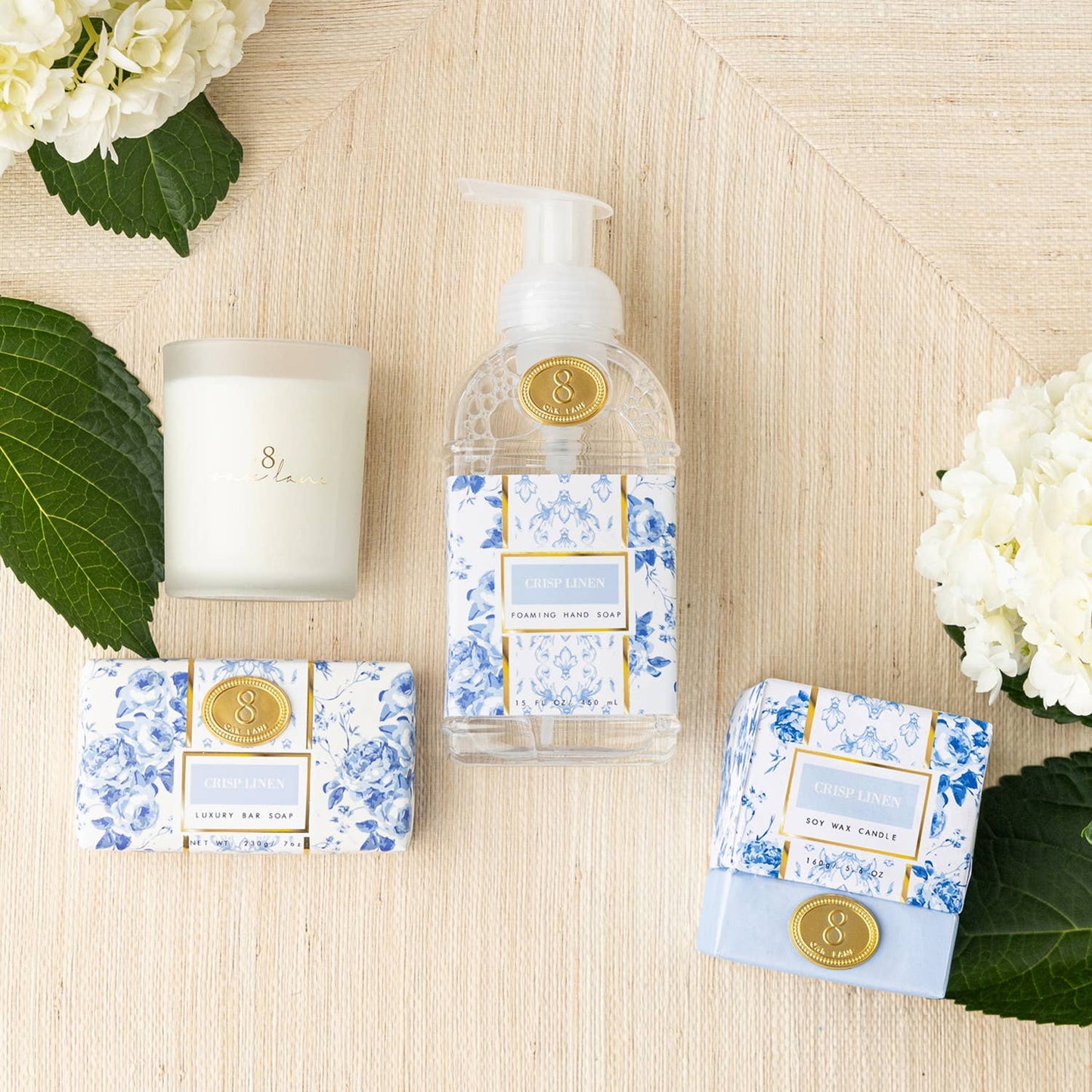 8 Oak Lane - Crisp Linen 15oz Foaming Hand Soap