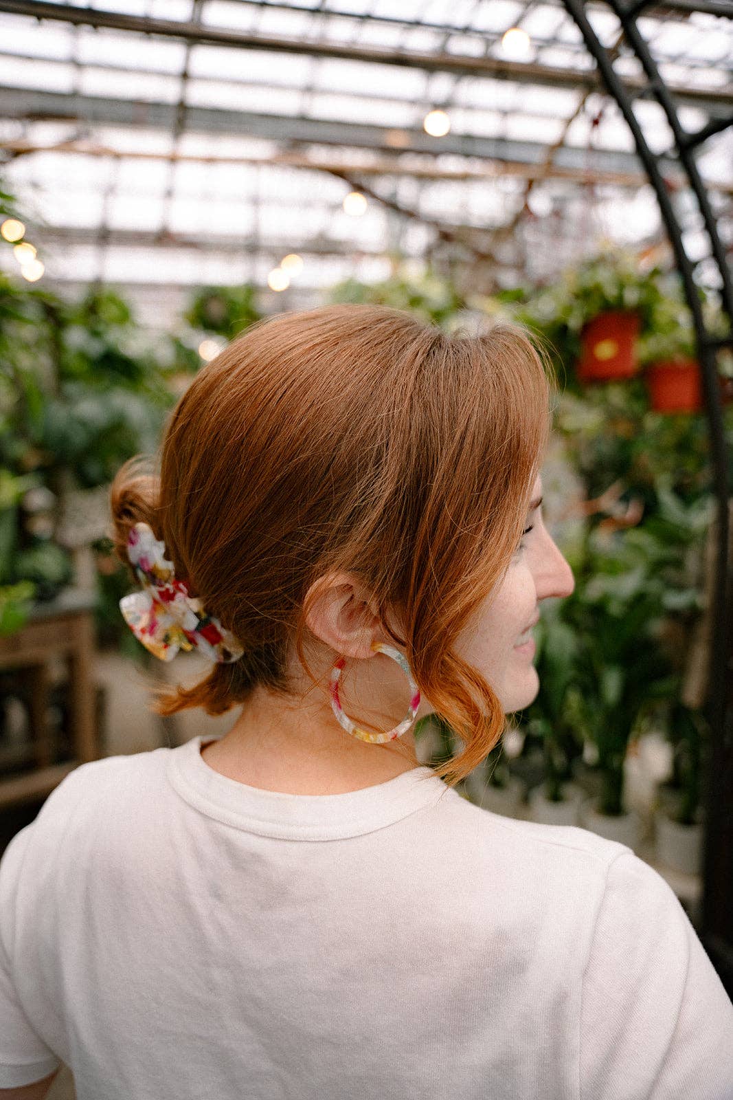 Spiffy & Splendid - Cameron Hoops - Technicolor // Summer Spring Earrings