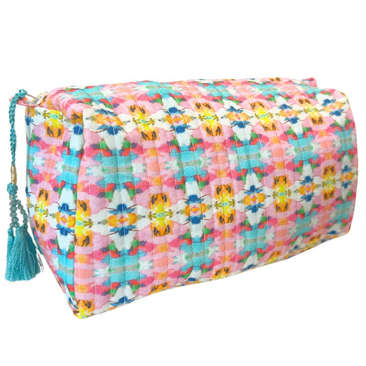 Laura Park Designs - Sumner Pink Large Cosmetic Bag: Large