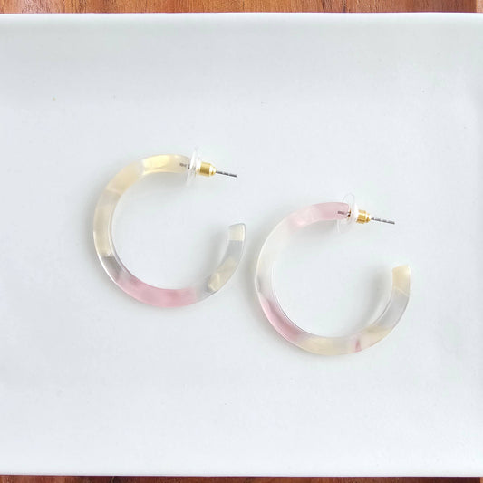 Spiffy & Splendid - Camy Hoops - Spring Spritz // Spring Earrings, Jewelry