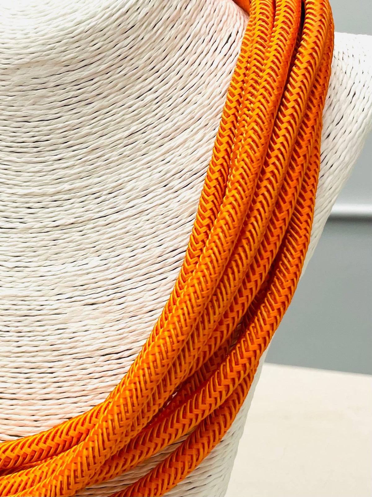 TWO FORTY TWO - "Original" Slub 8-Strand Necklace (orange)