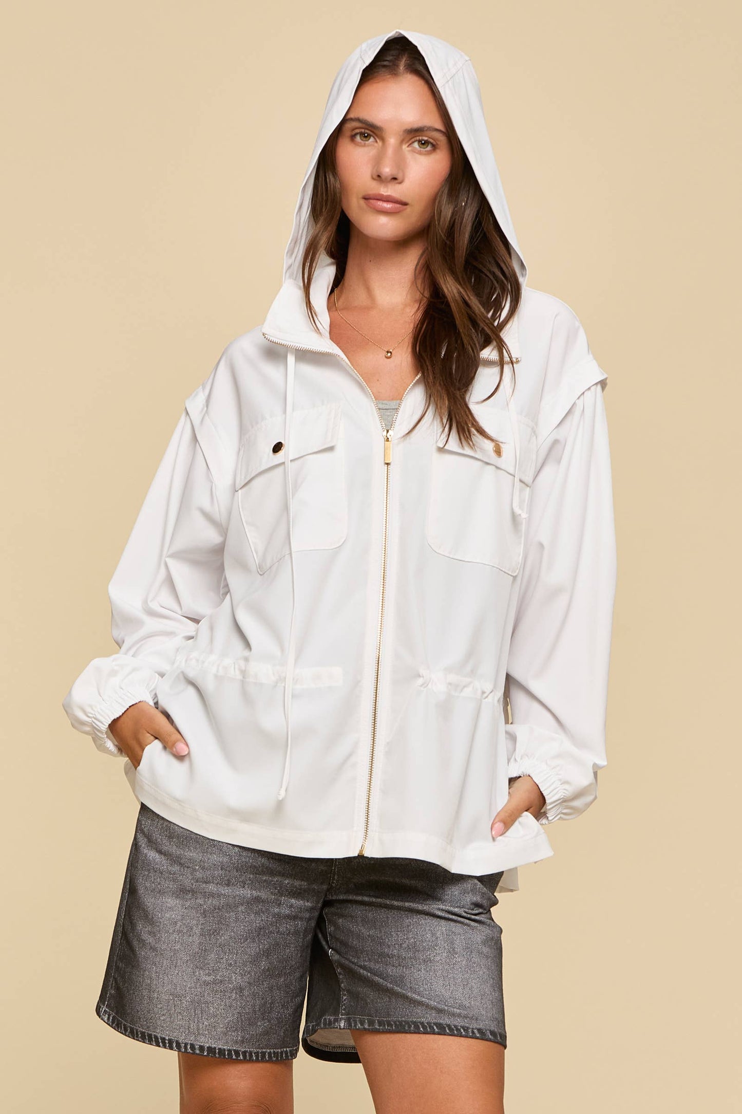 Lightweight Jacket w/ Hoodie | SNOW
