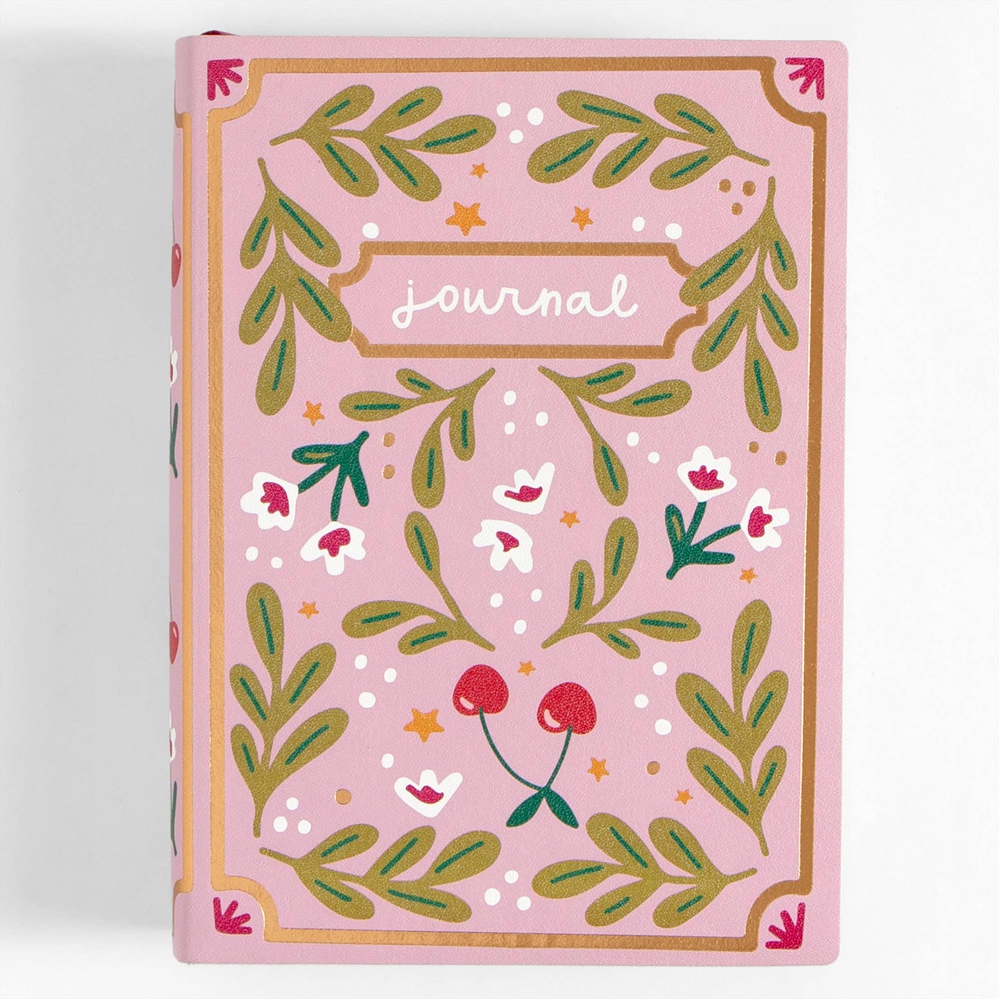 Pippi Post - Cherries & Blooms 5x7 Lined Softcover Book Journal