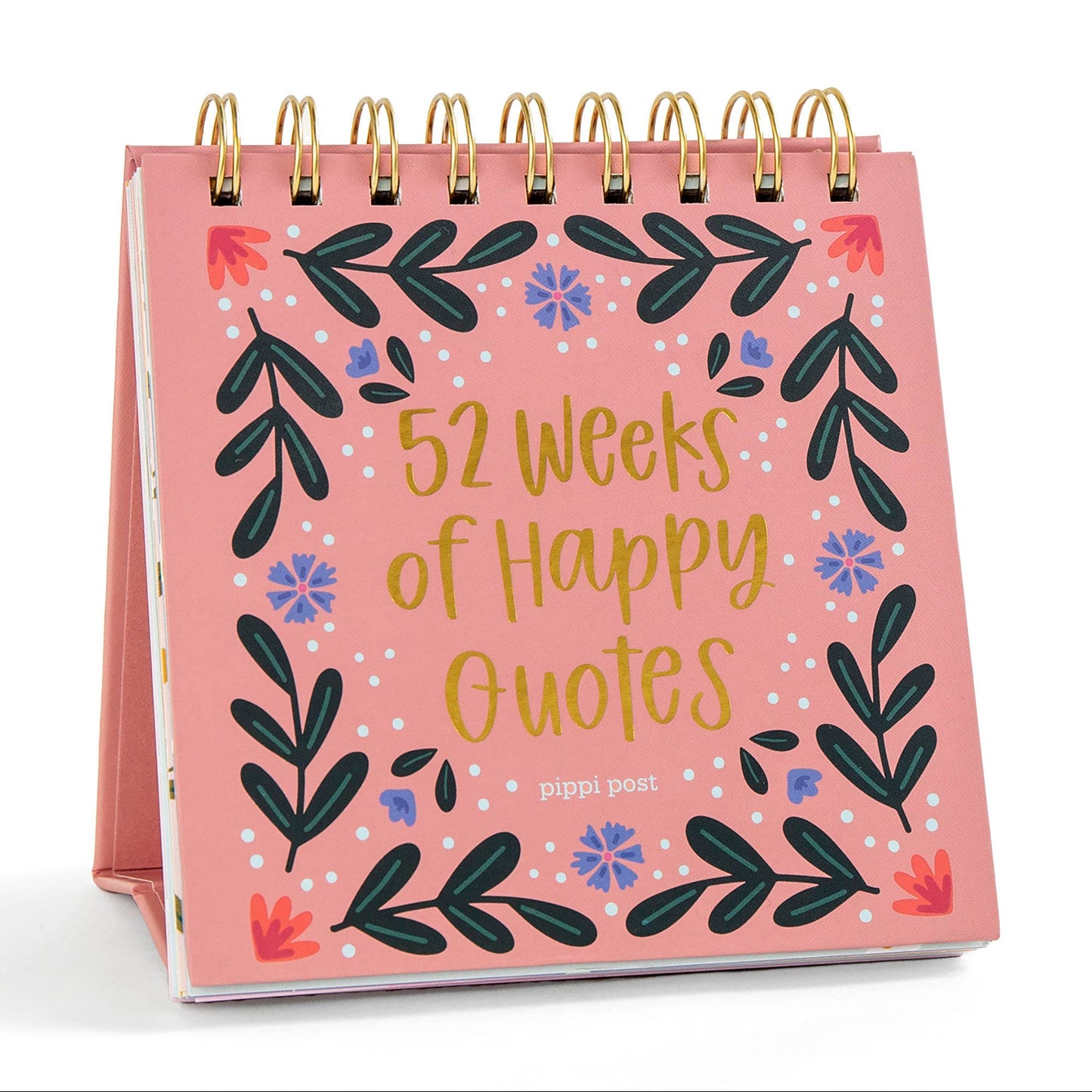 Pippi Post - 52 Weeks of Happy Quotes - Desk Flip Calendar