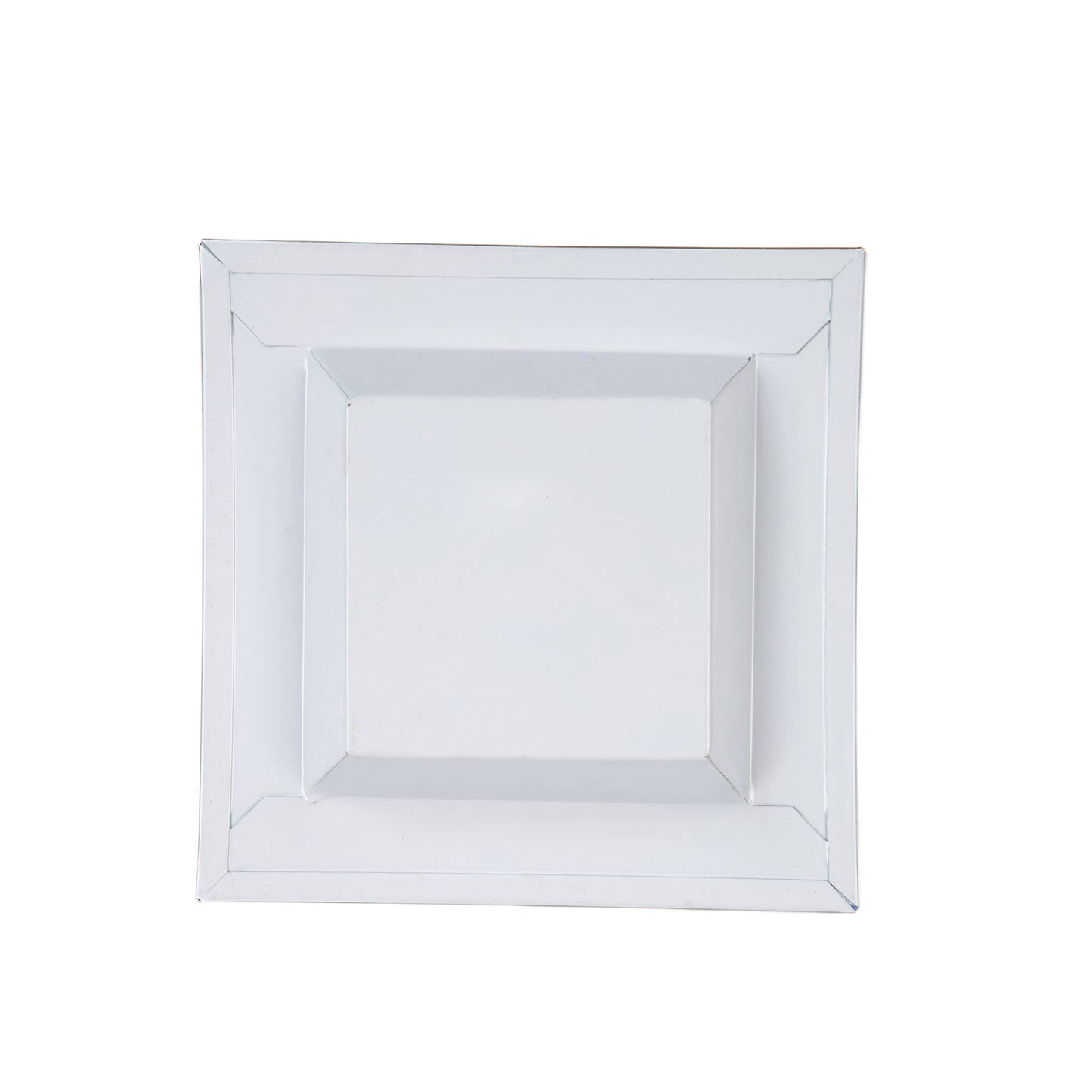 Jaye's Studio - Ink Blot Enameled Tori Trinket Tray: White & Pink