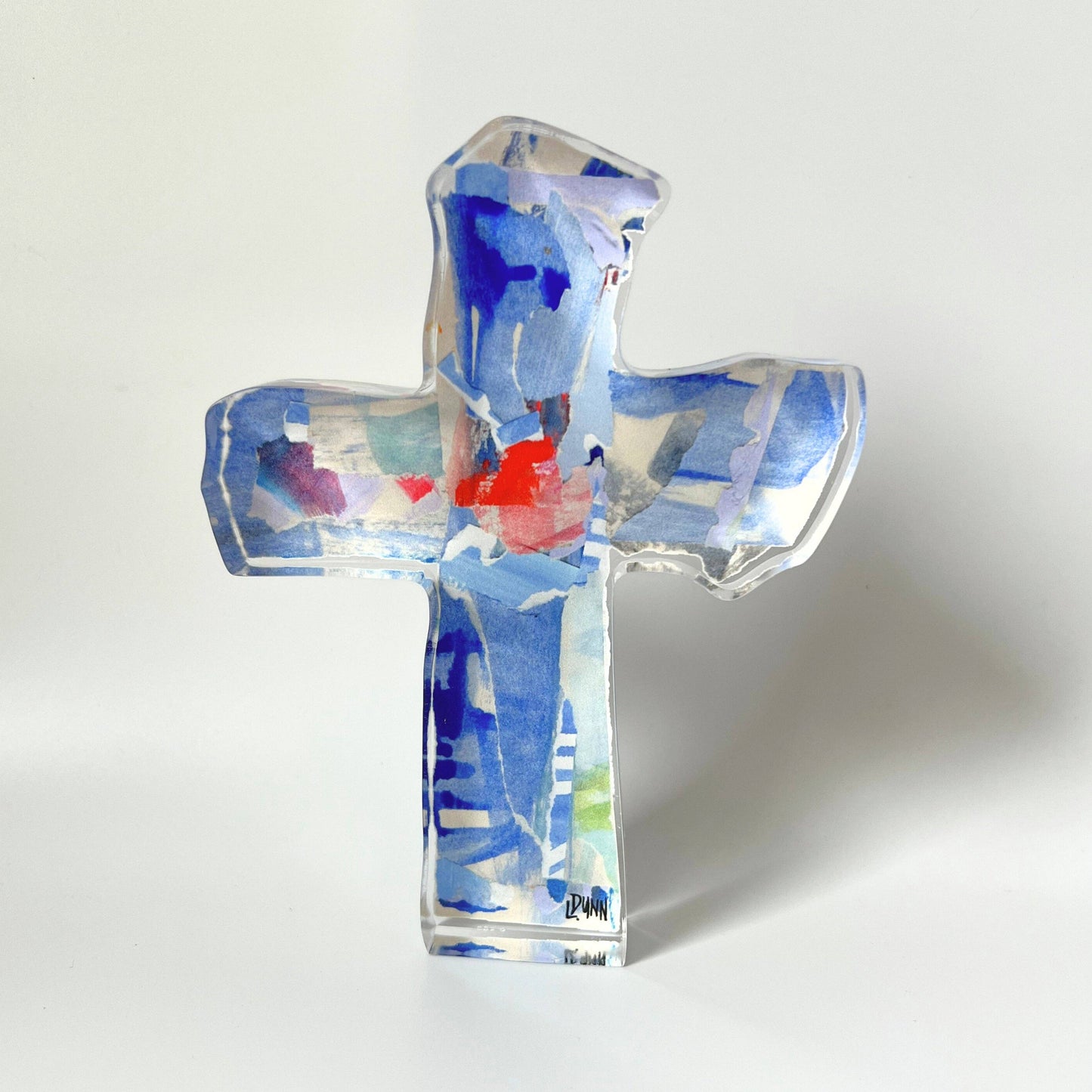 Lauren Dunn - Periwinkle Acrylic Cross