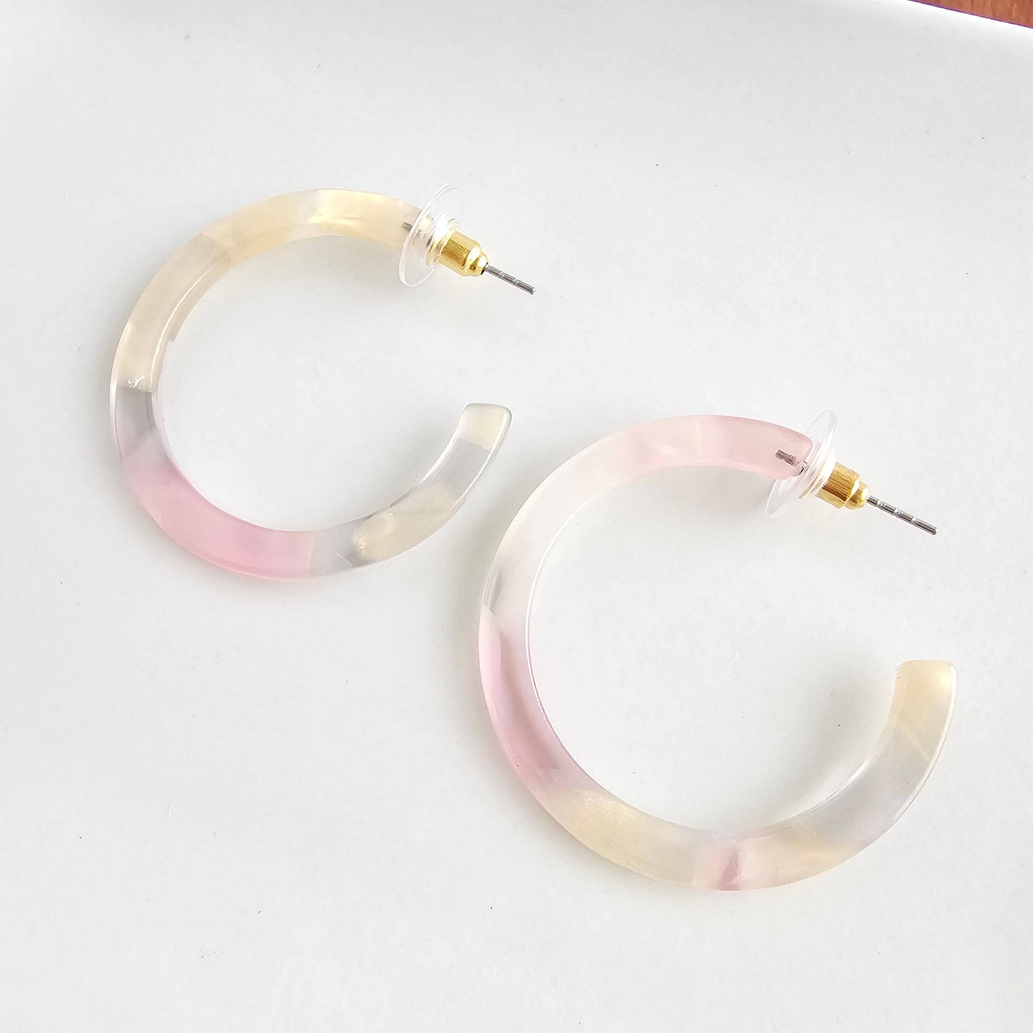 Spiffy & Splendid - Camy Hoops - Spring Spritz // Spring Earrings, Jewelry