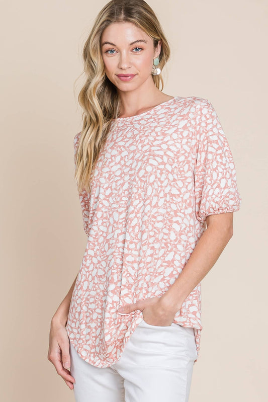 SALE Soft Pink Luxe Tunic Top