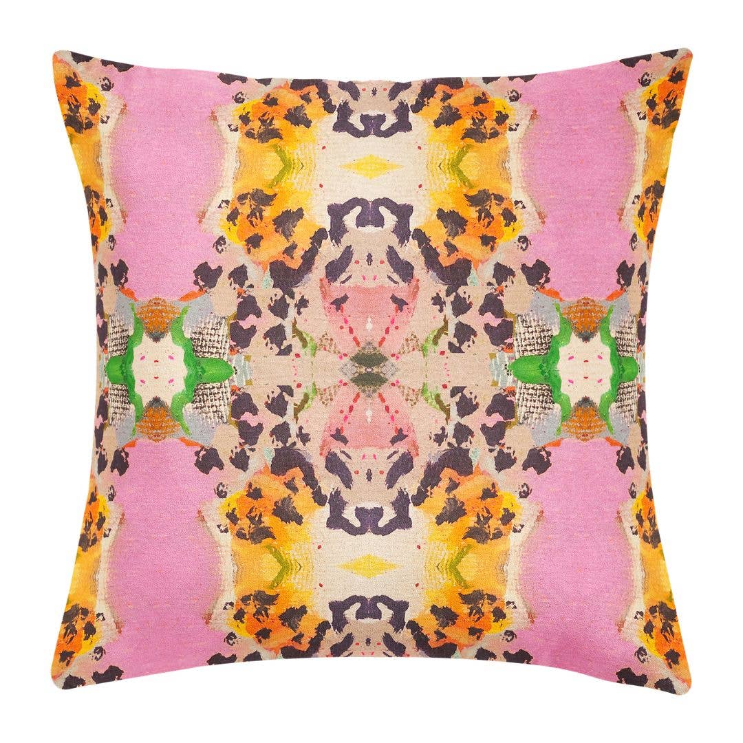 Laura Park Designs - Tiger Lily Decorative Pillow: 22” x 22” Throw Pillow