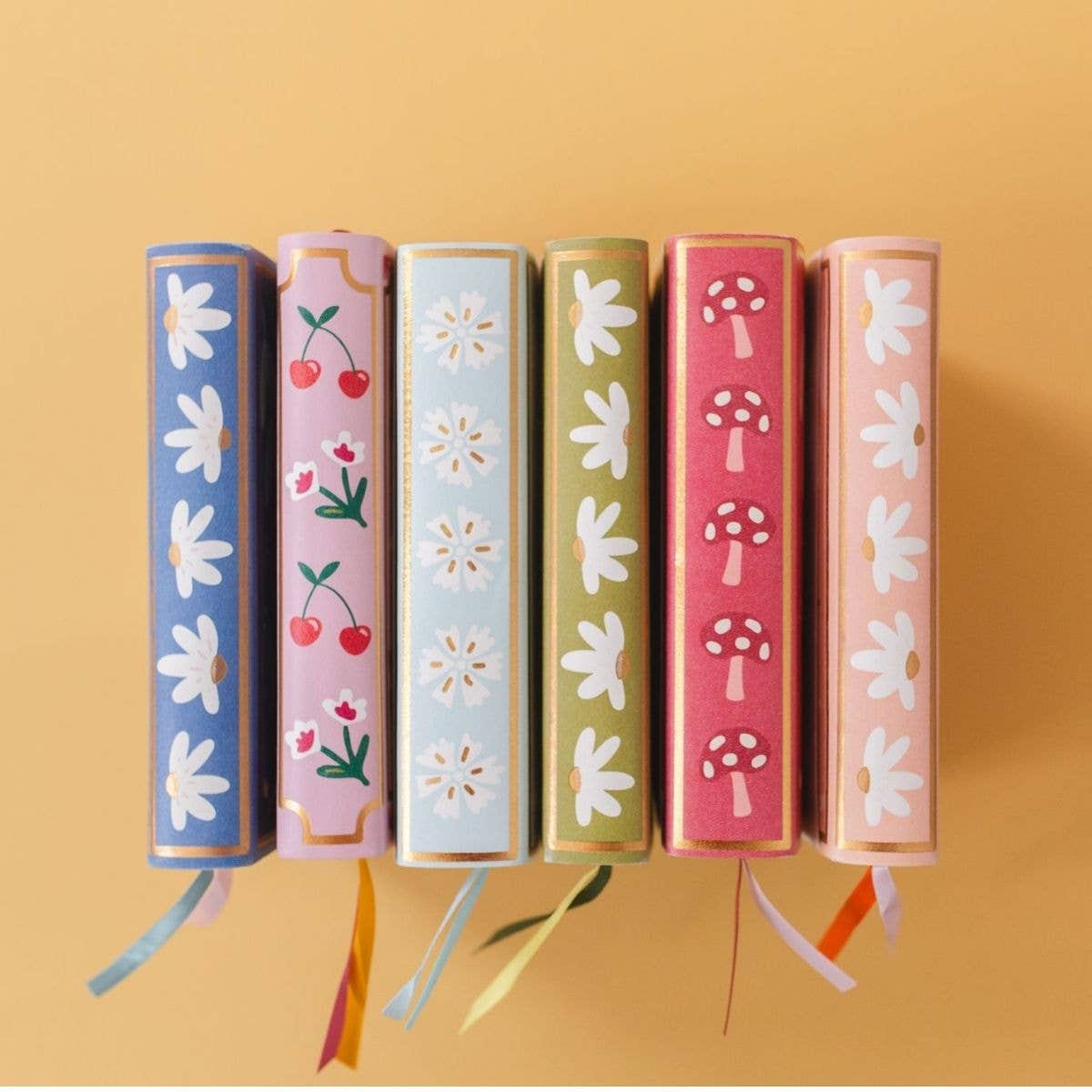 Pippi Post - Cherries & Blooms 5x7 Lined Softcover Book Journal
