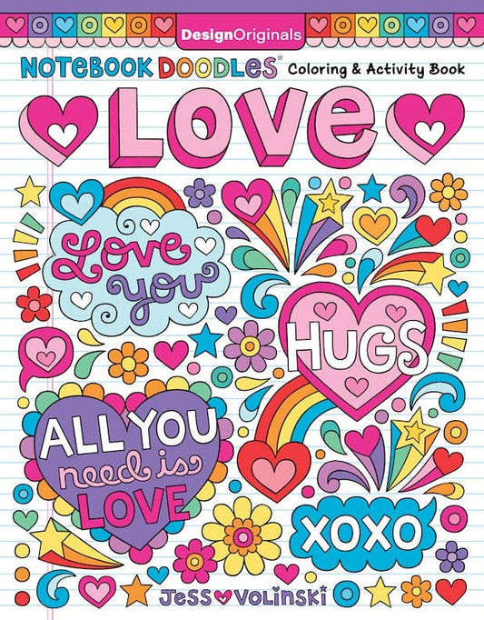Fox Chapel Publishing - Notebook Doodles Love - Coloring for Tweens