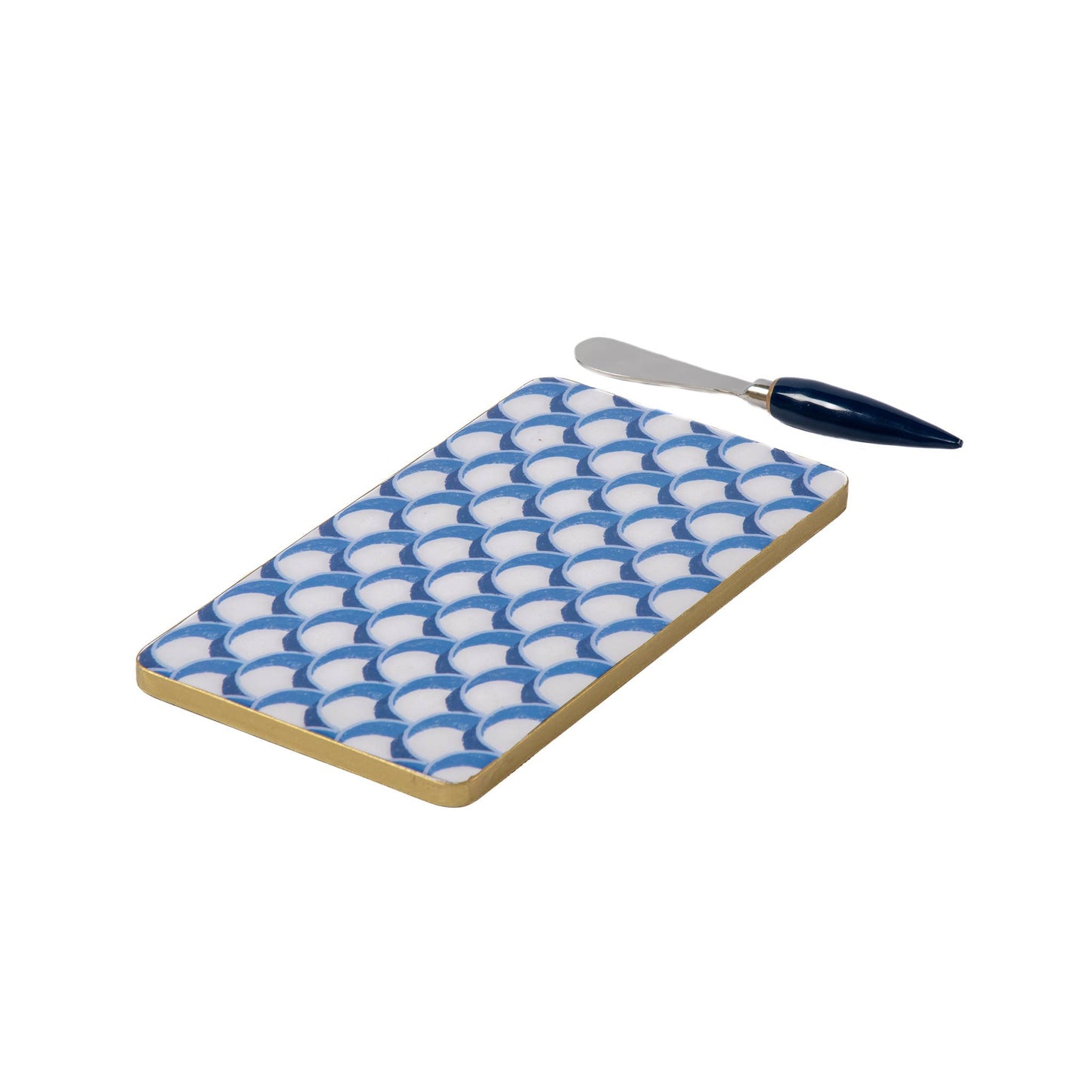Jaye's Studio - Scales Amelia Cutting Board Set: Blue
