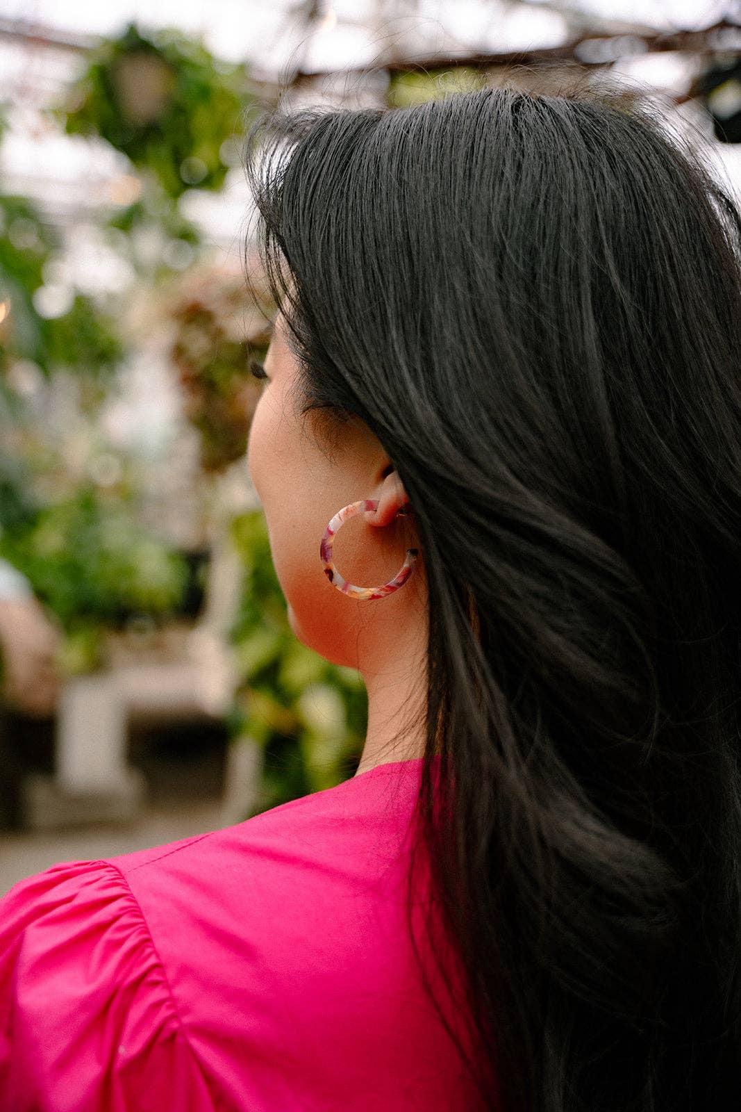 Spiffy & Splendid - Camy Hoops - Mosaic // Summer Spring Jewelry Earrings