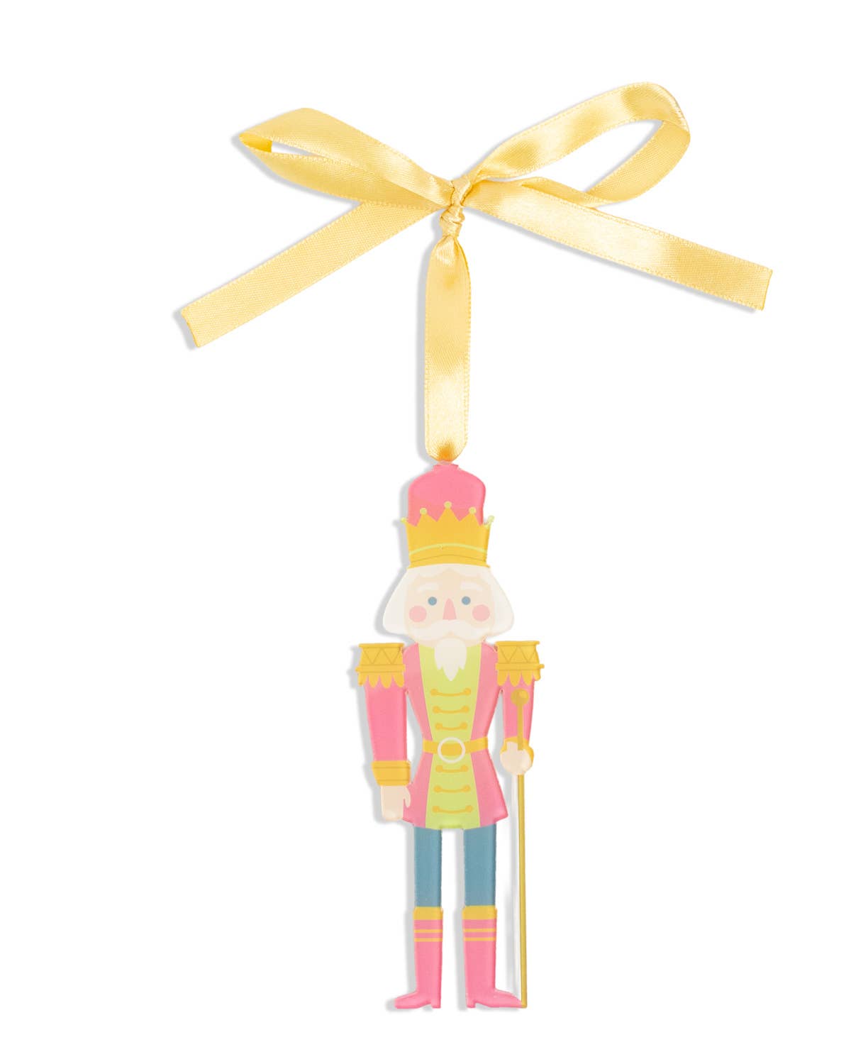The Royal Standard - Sugar Plum Nutcracker Acrylic Ornament   Pink/Multi   1.5x4.5